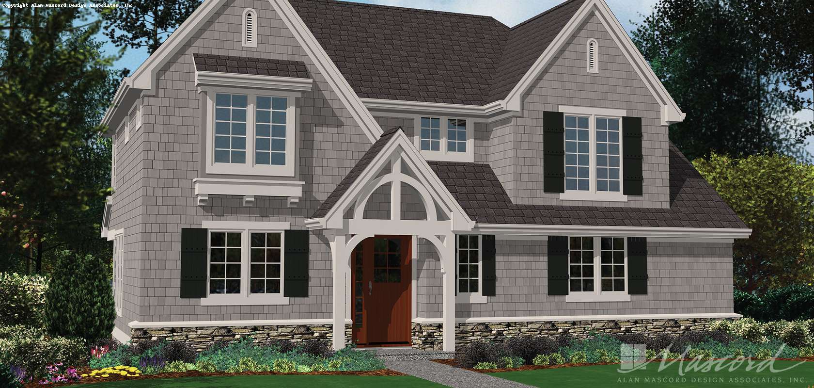 Mascord House Plan 2137BC: The Radcliff