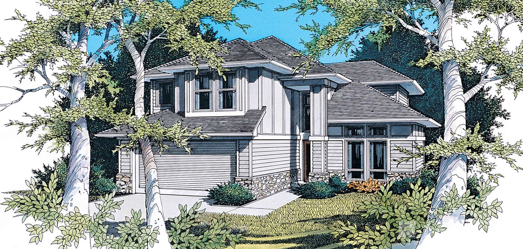 Mascord House Plan 2146F: The Quinton