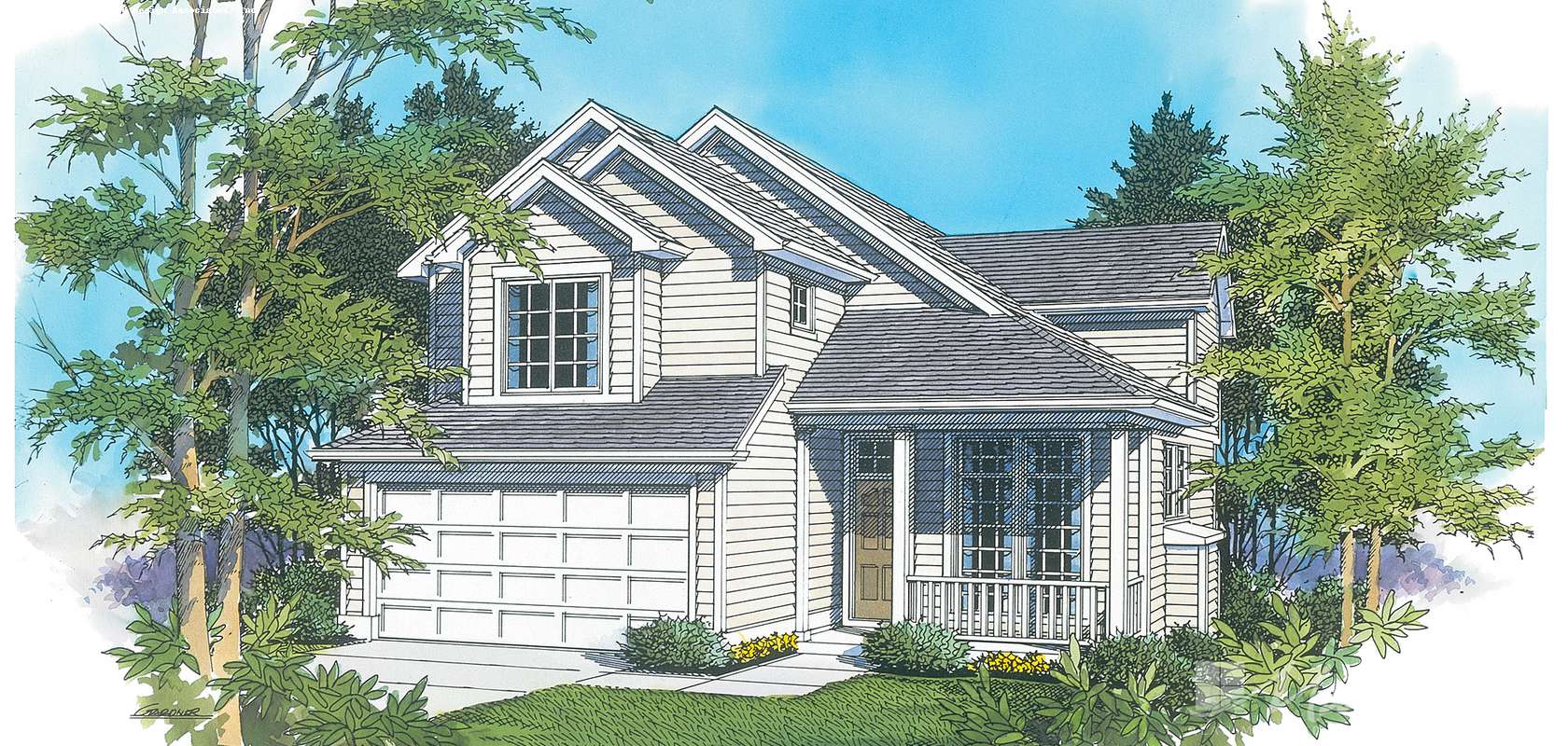 Mascord House Plan 2146J: The Ashford