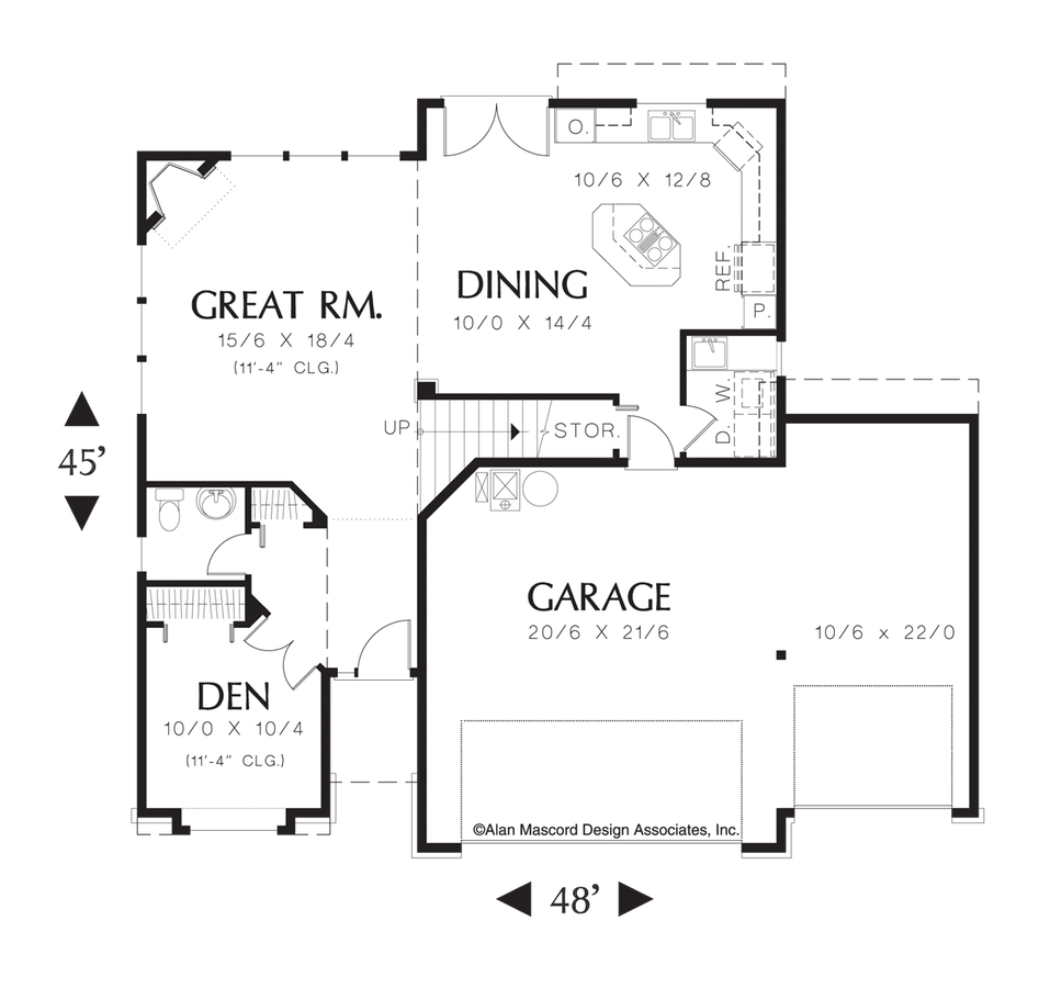 Craftsman House Plan 2149C The Coburn: 1962 Sqft, 3 Beds ...