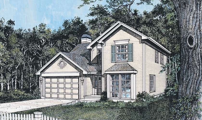 Mascord House Plan 2152: The Charleston