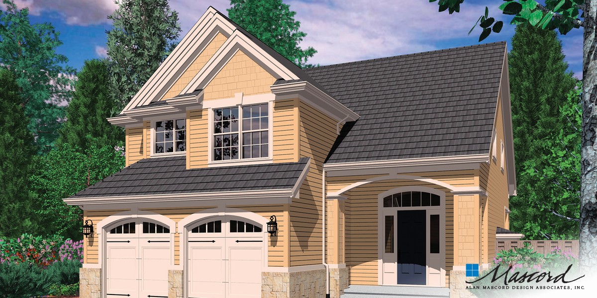 Mascord House Plan 2154F The Corbett