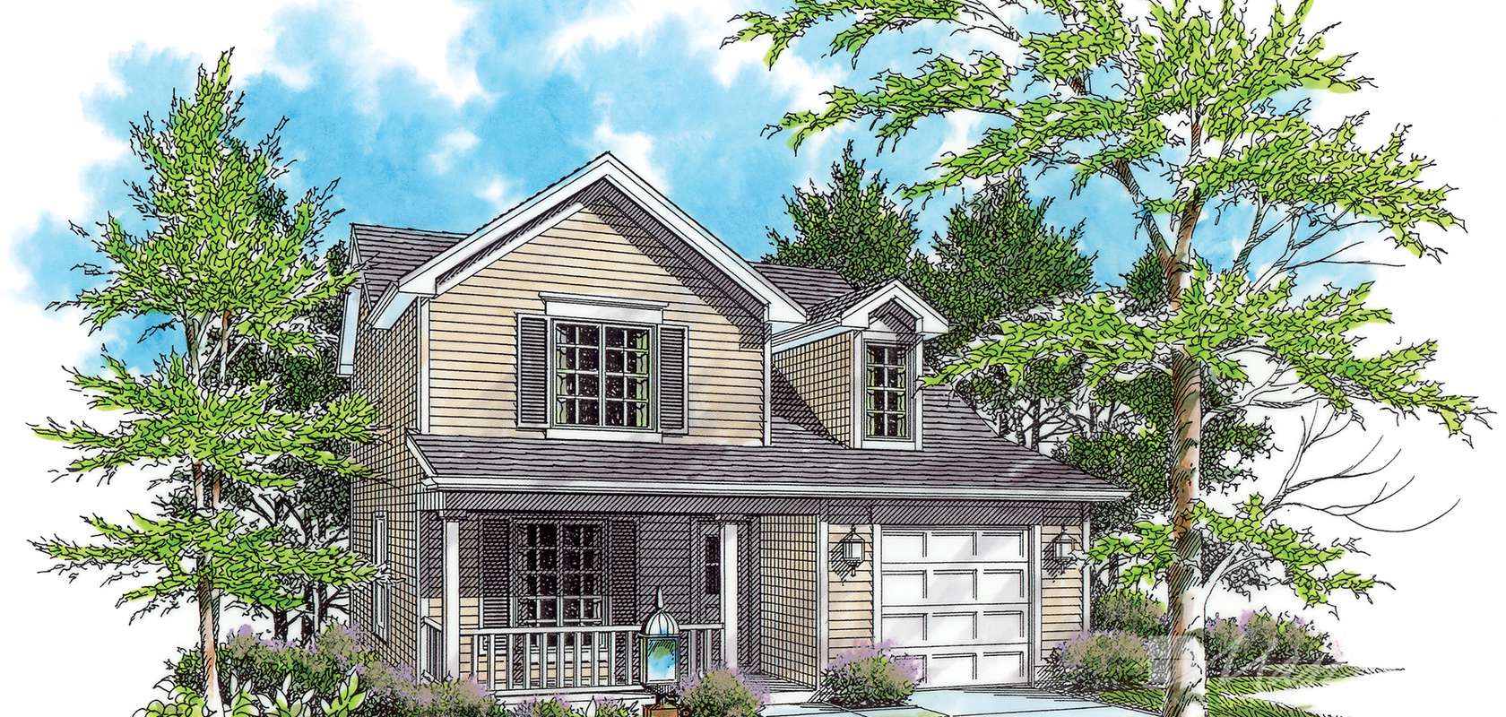 Mascord House Plan B2158: The Chancole