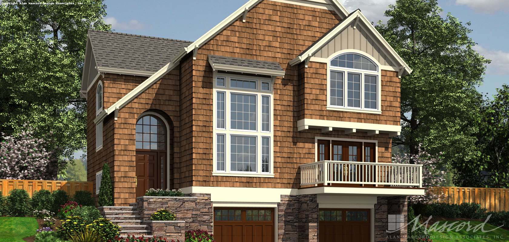 Mascord House Plan 2163: The Newell