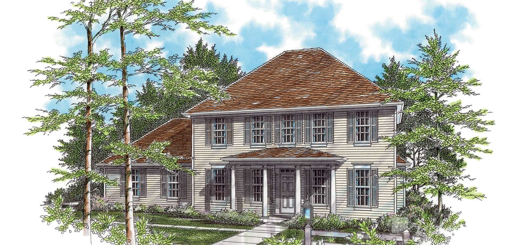 Mascord House Plan 2166: The Wallace