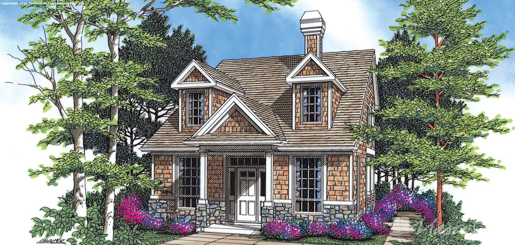 Mascord House Plan 2171C: The Greeley