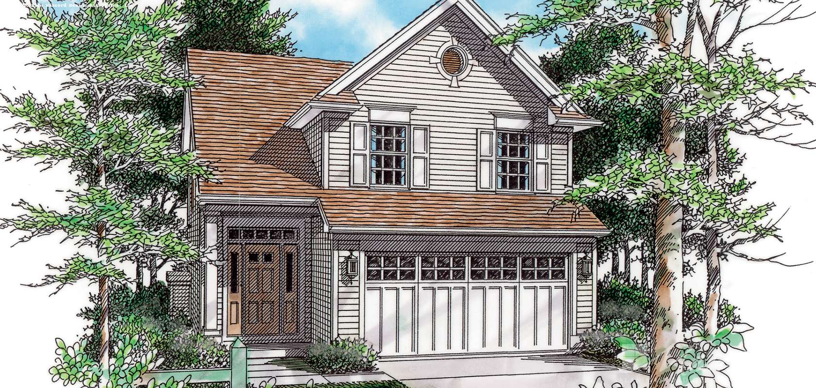 Mascord House Plan B2174: The Mandel