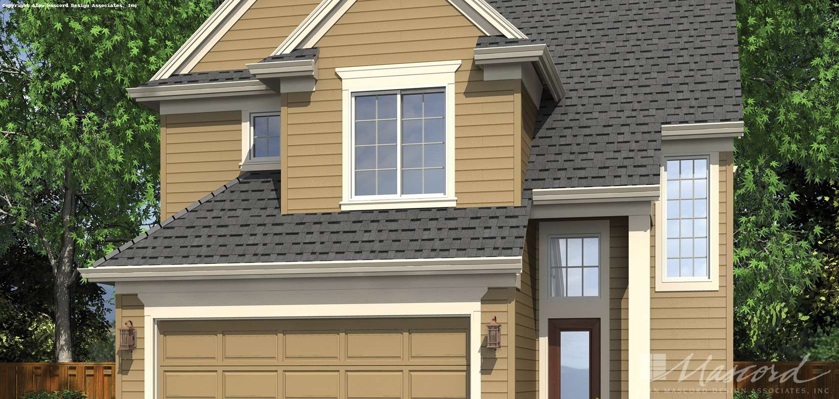 Mascord House Plan B2175: The Creswell
