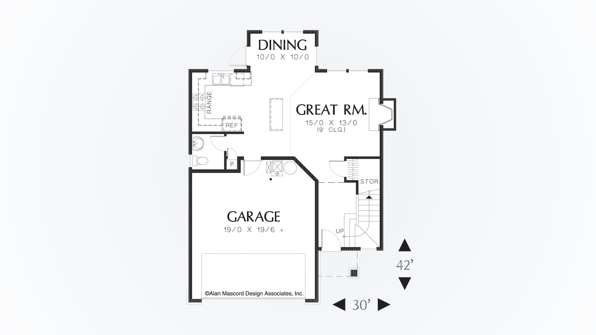 Transitional House Plan 2175 The Creswell 1464 Sqft, 3