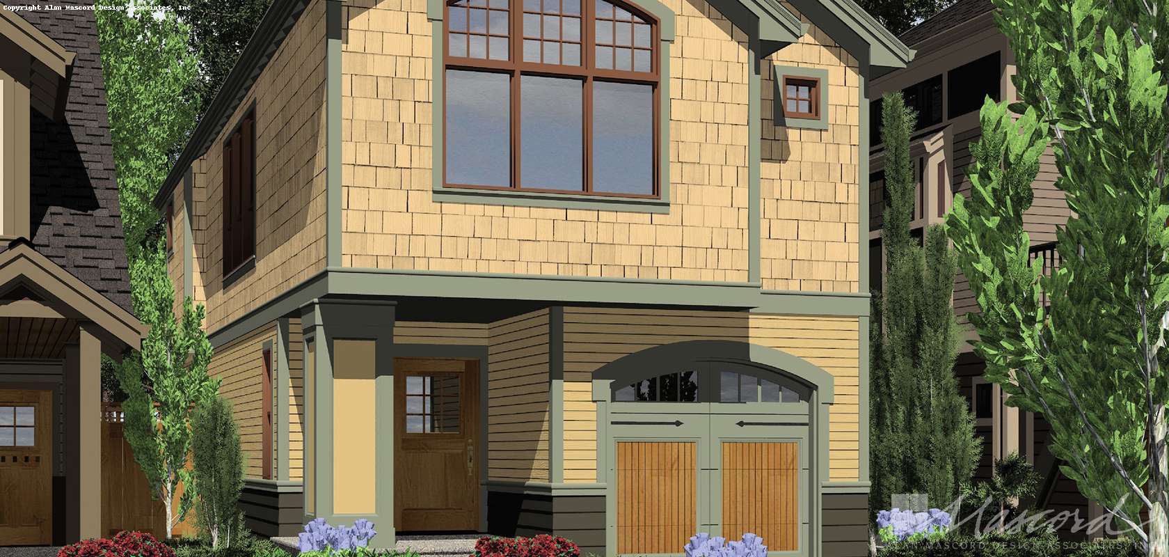 Mascord House Plan 2178AA: The Overbeck