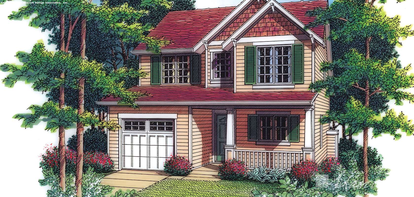 Mascord House Plan B2192: The Meredith