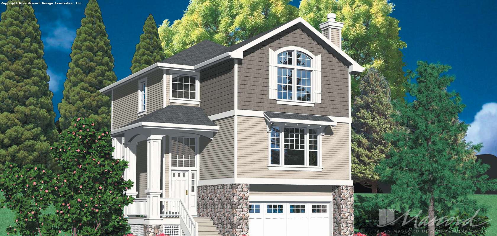 Mascord House Plan 2195A: The Whittgold