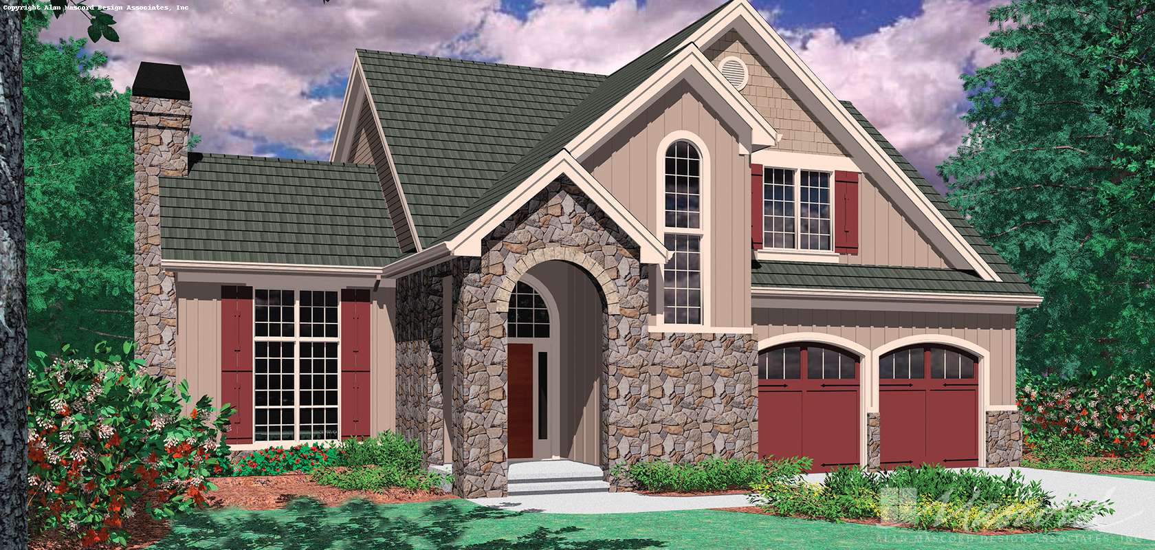 Mascord House Plan B2199A: The Lathem
