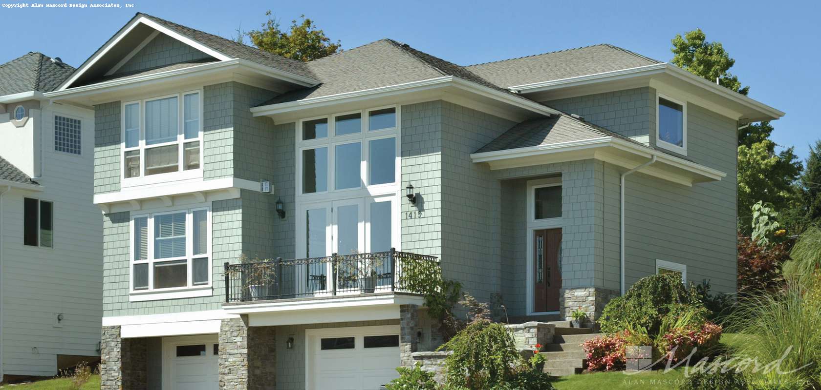 Mascord House Plan 22109: The Anson