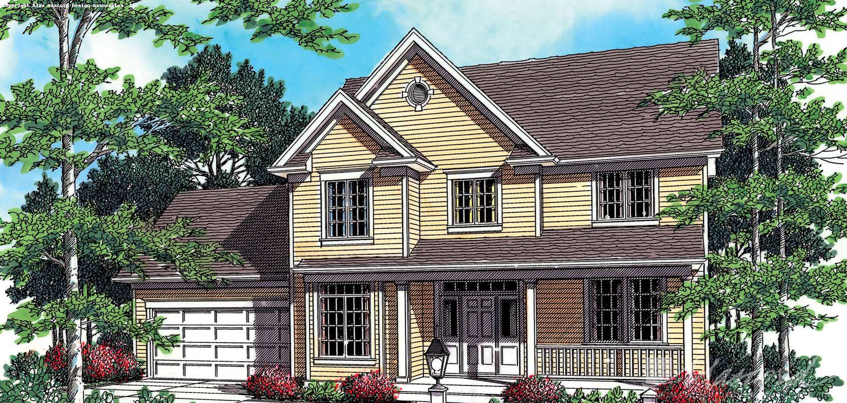 Mascord House Plan 22112: The Alexander