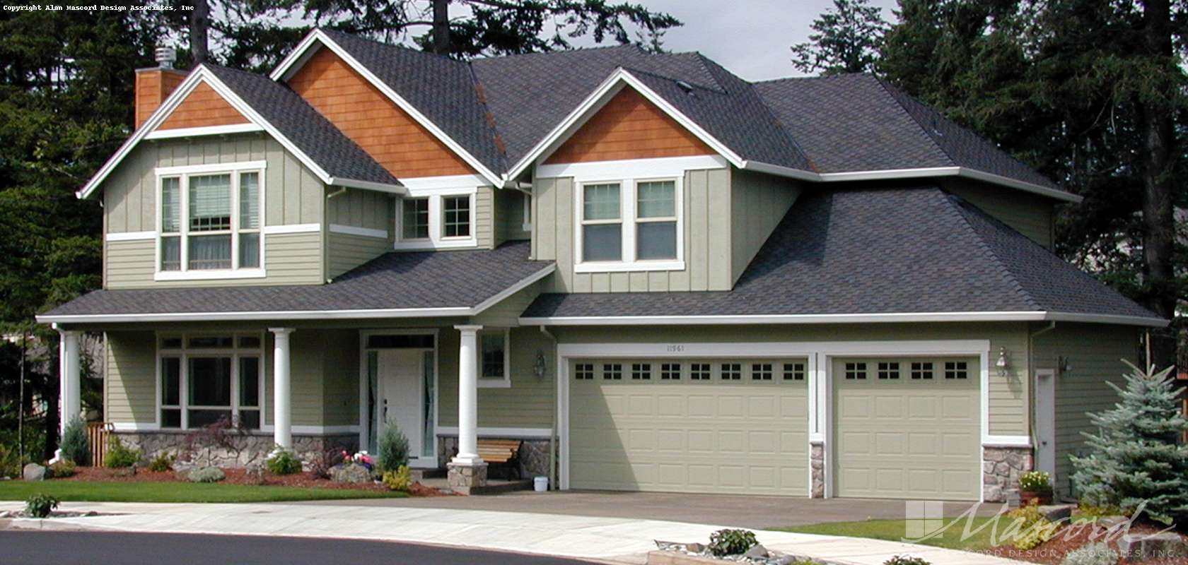 Mascord House Plan B22113A: The Clairborne