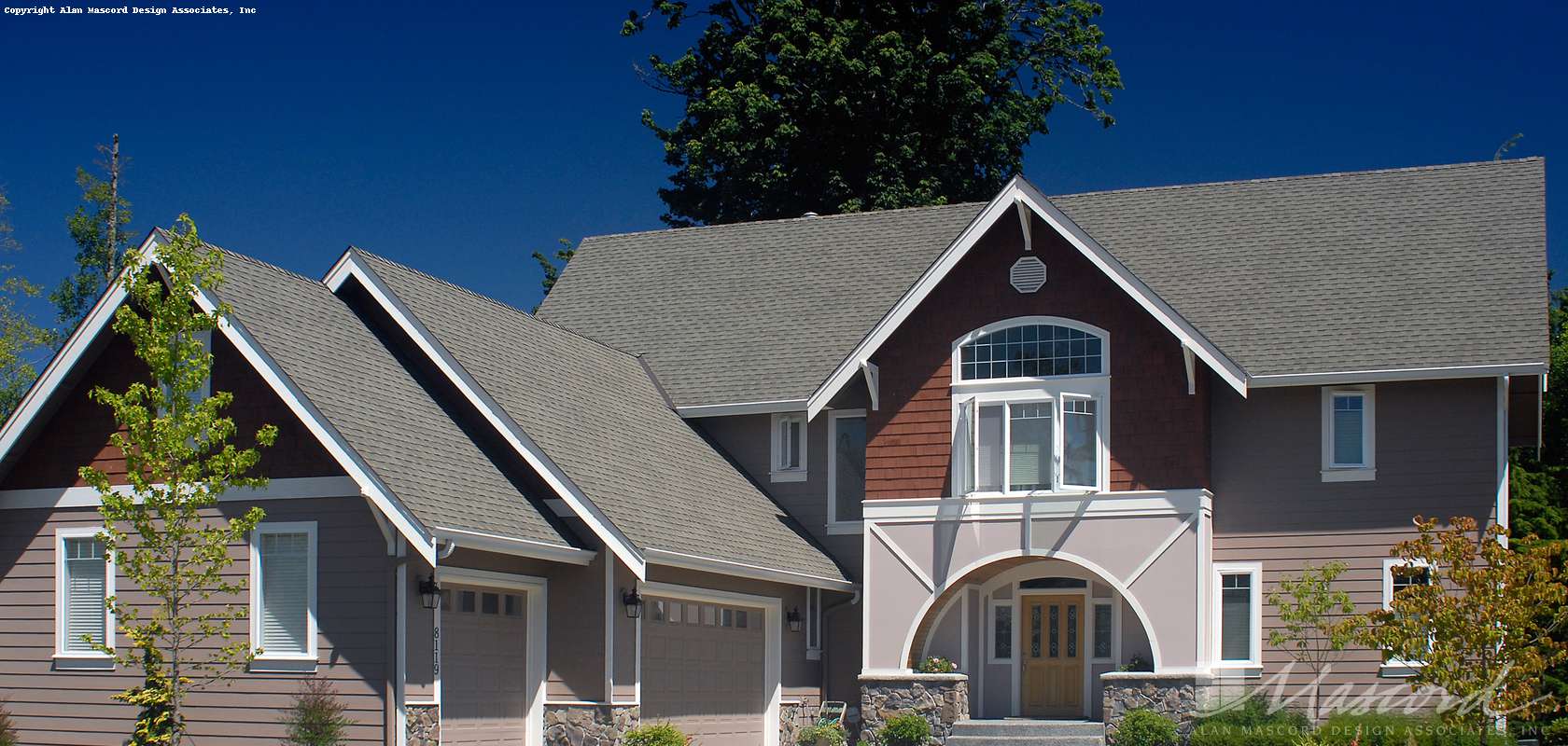 Mascord House Plan 22119: The Downing