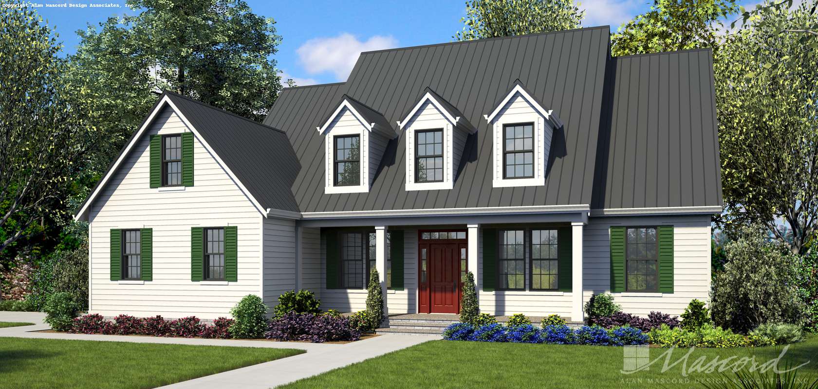 Cape Cod House Plan B22121 The Everly 2561 Sqft 4 Beds