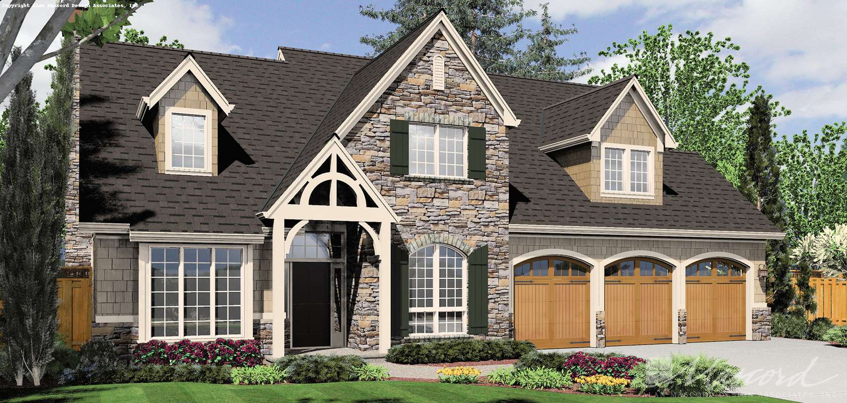 Mascord House Plan 22122D: The Brackenbury