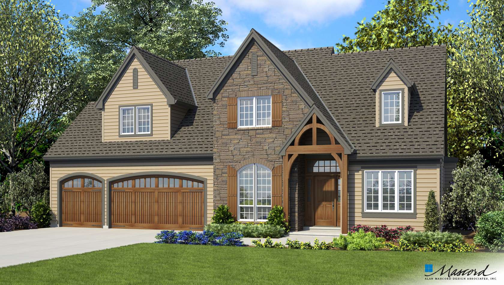 Main image for house plan 22122DA: The Henning