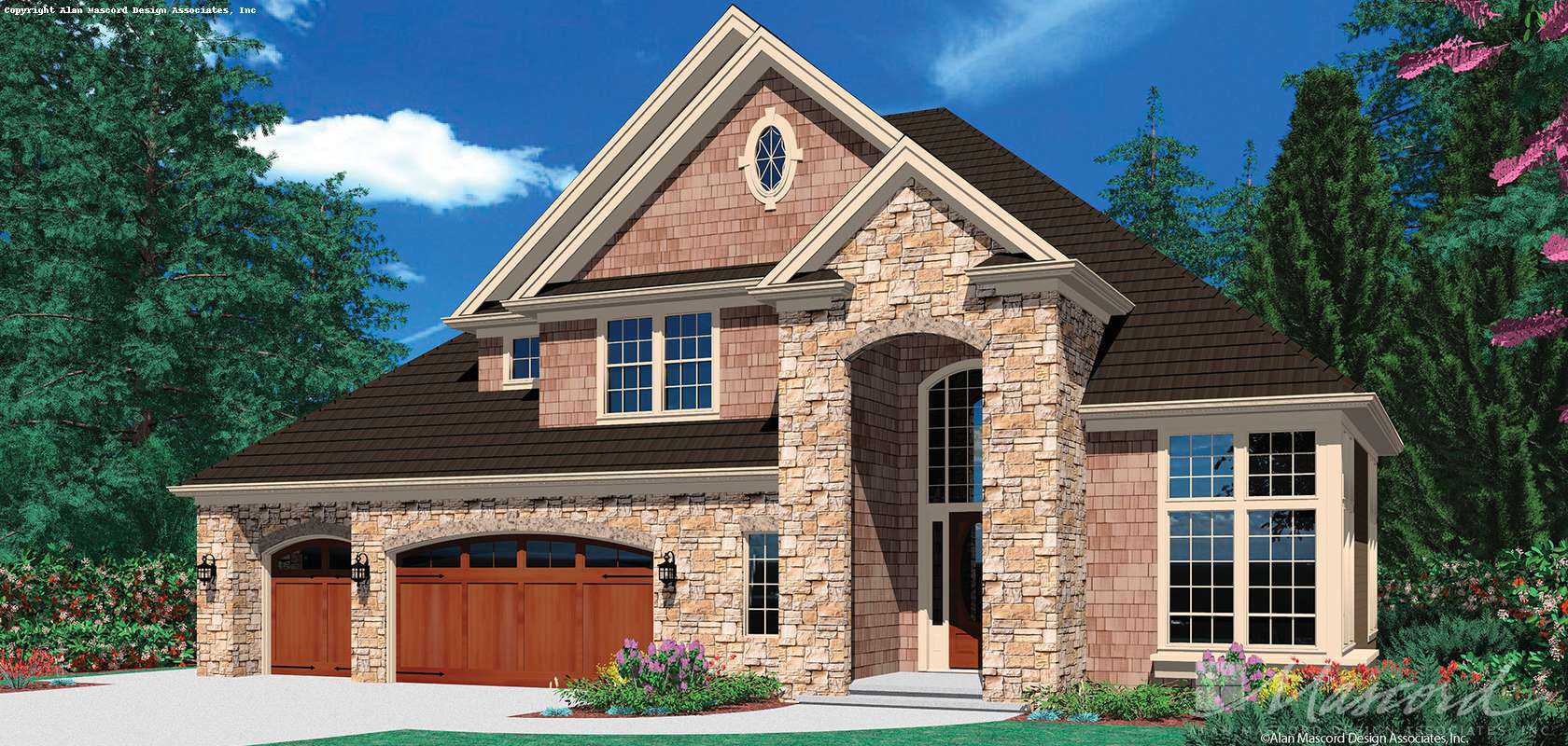Mascord House Plan B22124: The Hallock