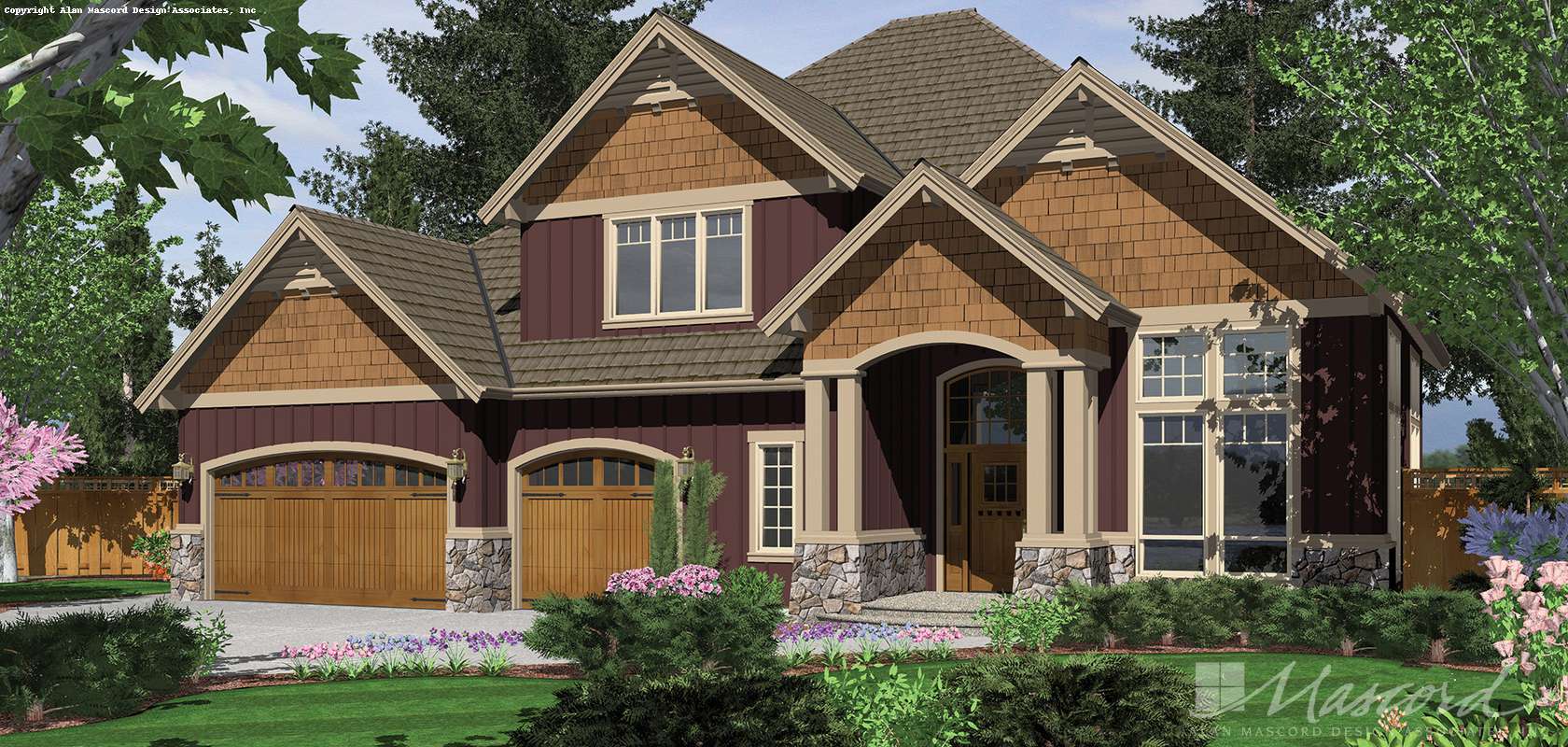 Mascord House Plan 22124C: The Hayes