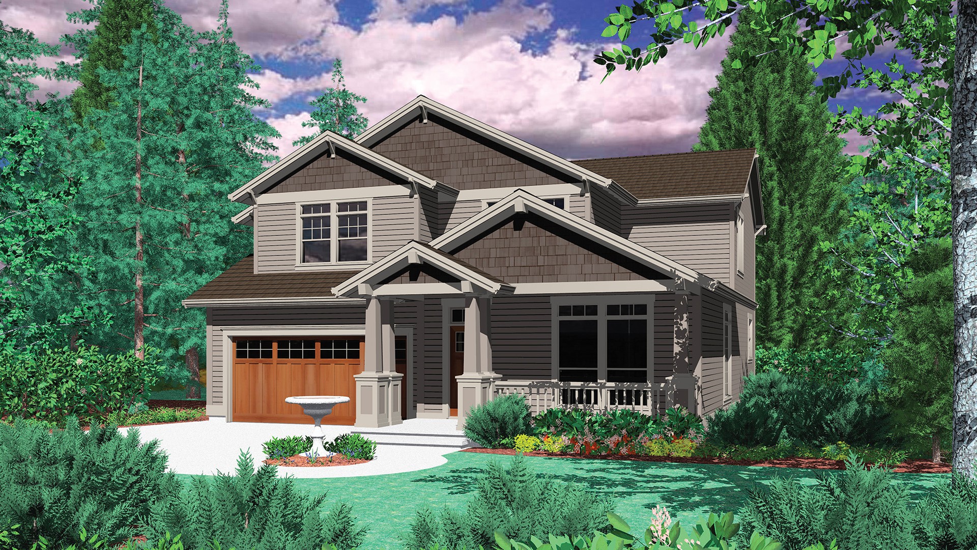 Craftsman House Plan 22126 The Creston 2237 Sqft 4 Bedrooms 3 Bathrooms