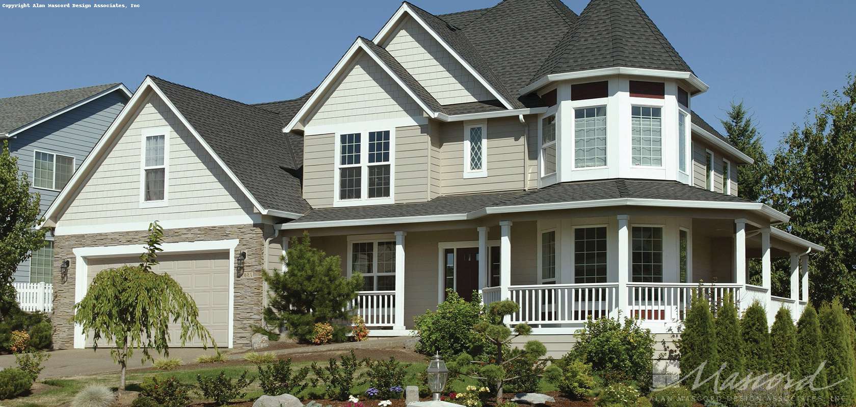 Mascord House Plan 22128: The Kensington