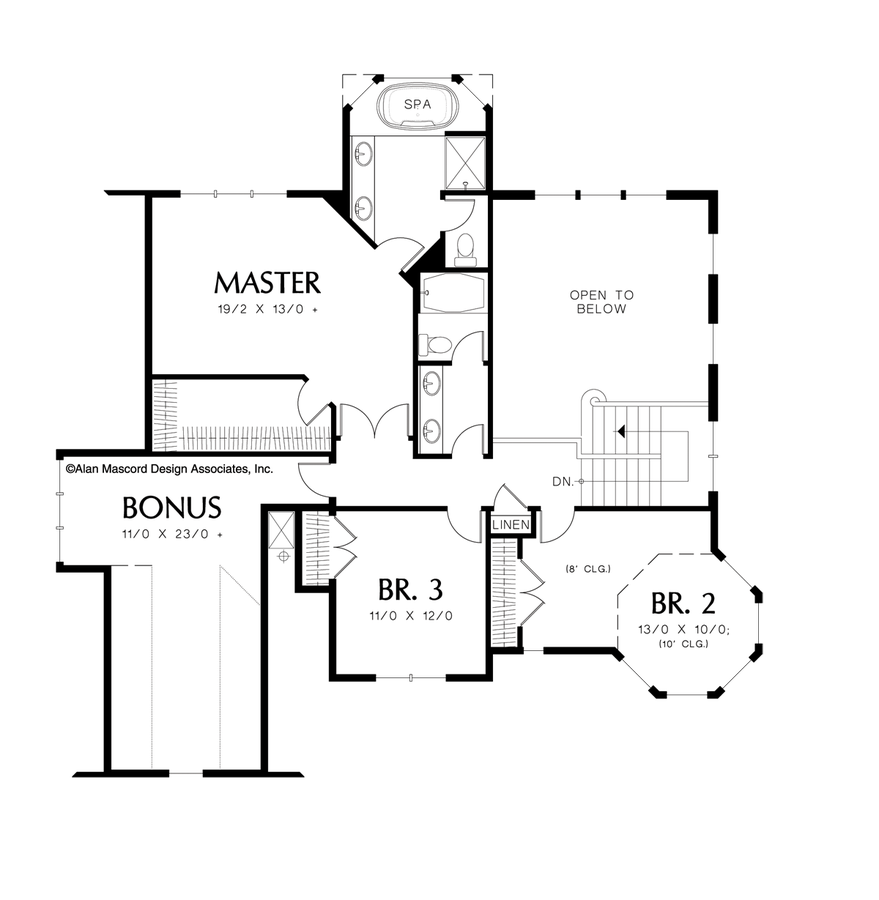 Mascord House Plan 22128 - The Kensington Mascord House Plan 22128 - The Kensington