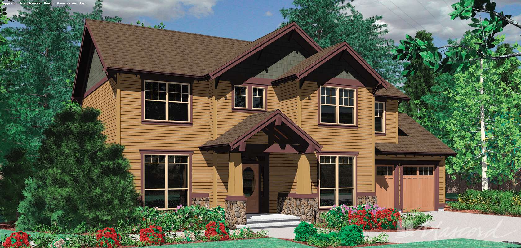 Mascord House Plan 22130: The Sorel