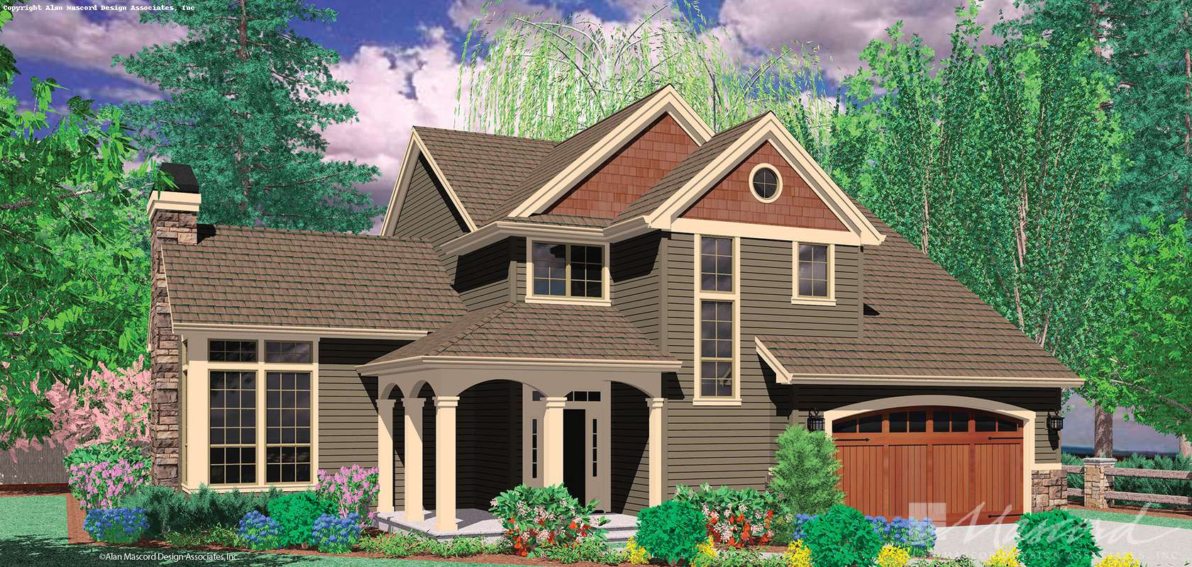 Mascord House Plan B22132A: The Lewiston