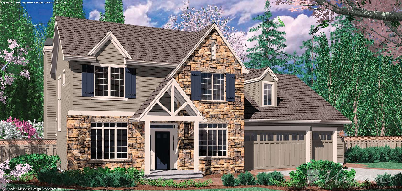 Mascord House Plan B22133: The Norton