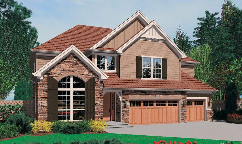 Craftsman House Plan 22141A The Brownsdale 2538 Sqft, 3 Beds, 2.1 Baths