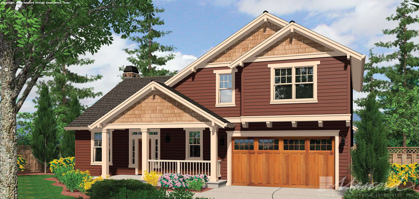 Mascord House Plan 22143: The Treynor