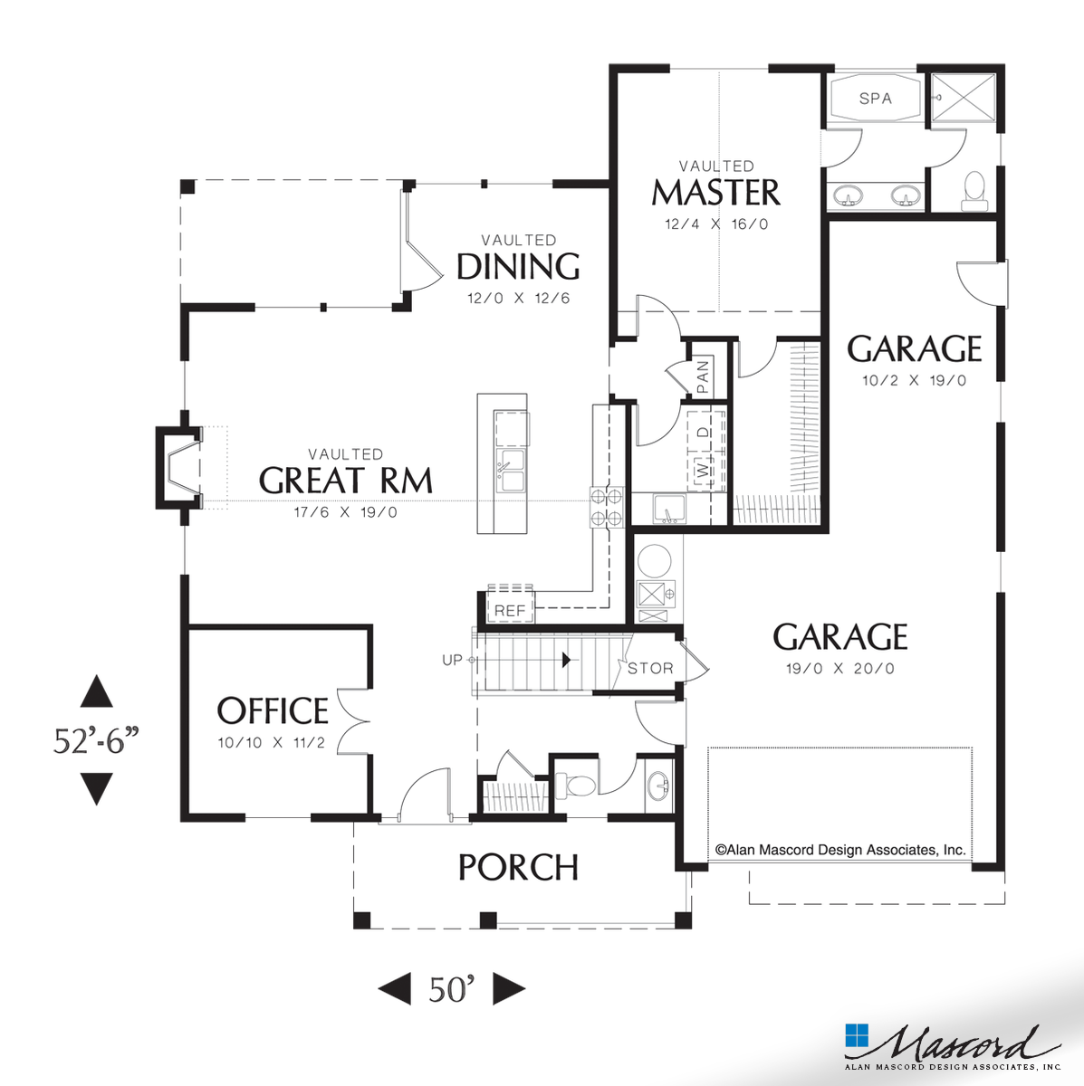 Craftsman House Plan 22143 The Treynor: 2296 Sqft, 3 Beds, 2.1 Baths