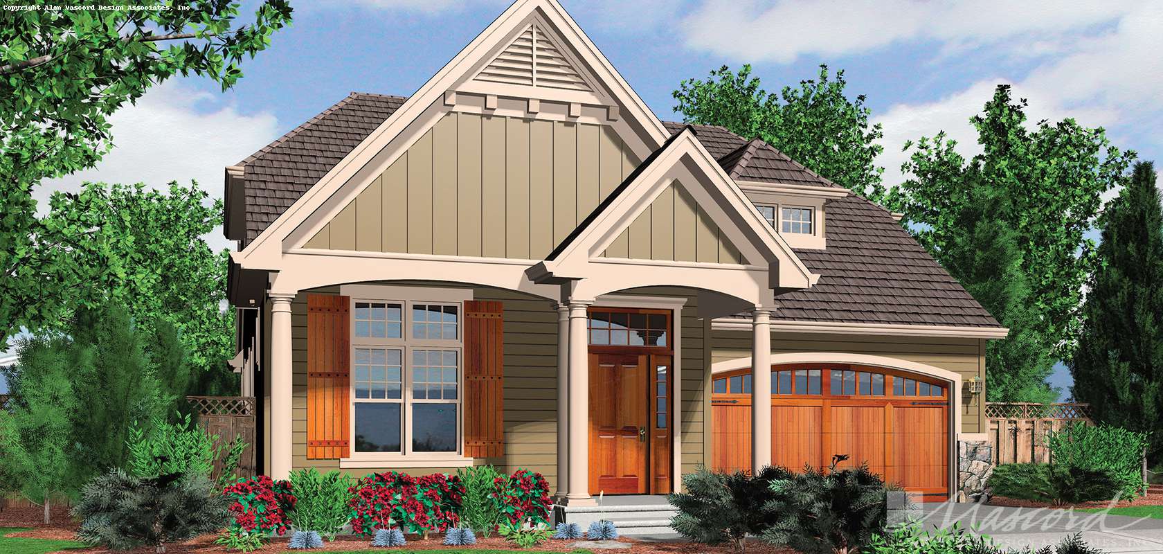 Mascord House Plan 22144A: The Seneca
