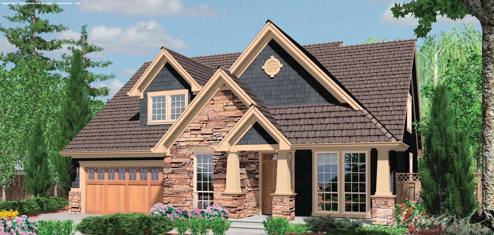 Mascord House Plan B22145: The Ackley