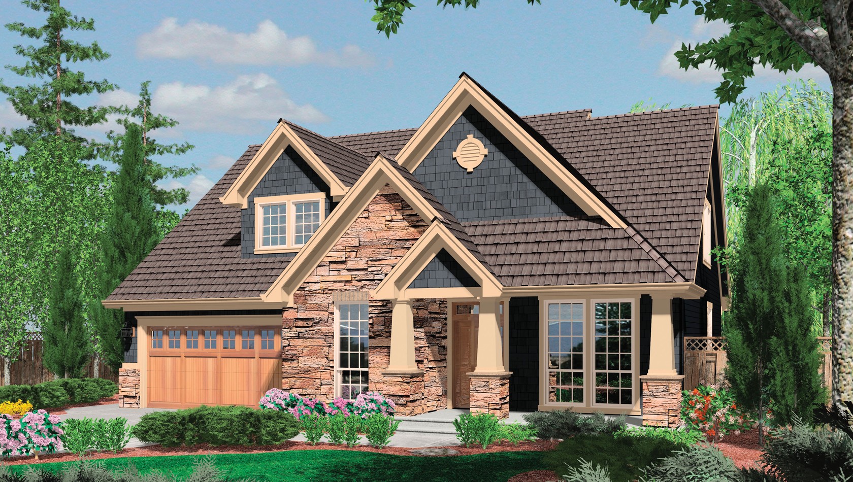 Main image for house plan B22145: The Ackley