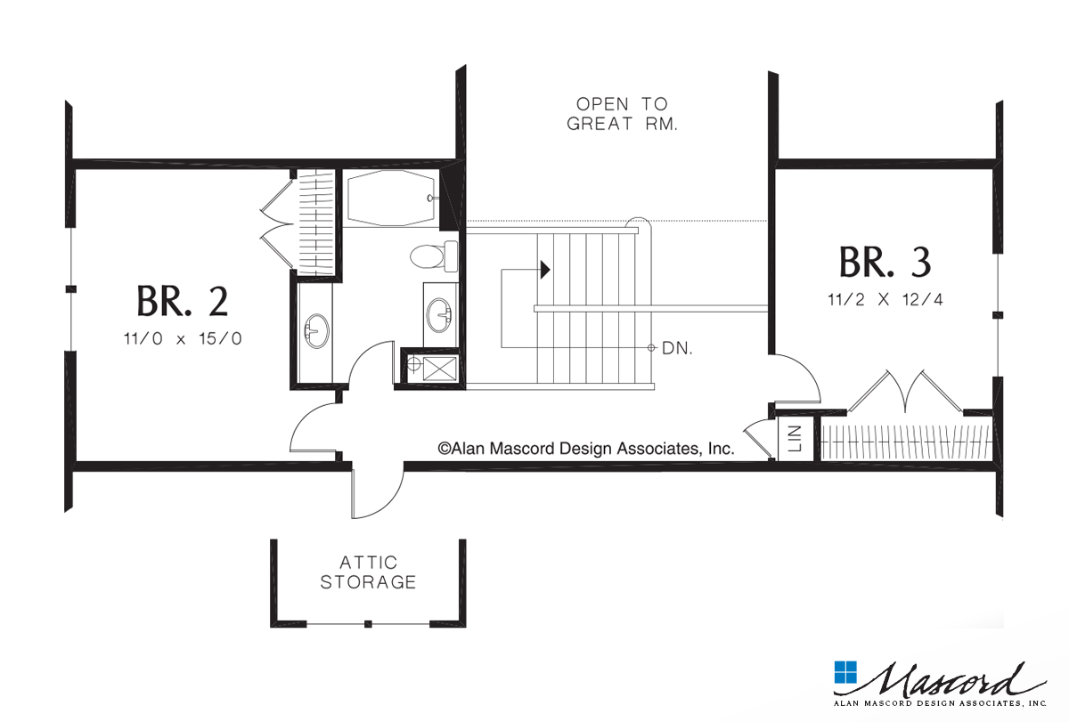 Craftsman House Plan 22145 The Ackley: 2289 Sqft, 3 Beds, 2.1 Baths