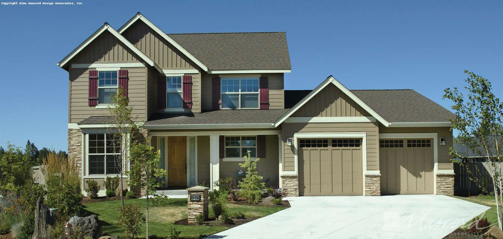 Mascord House Plan B22146A: The Dellwood