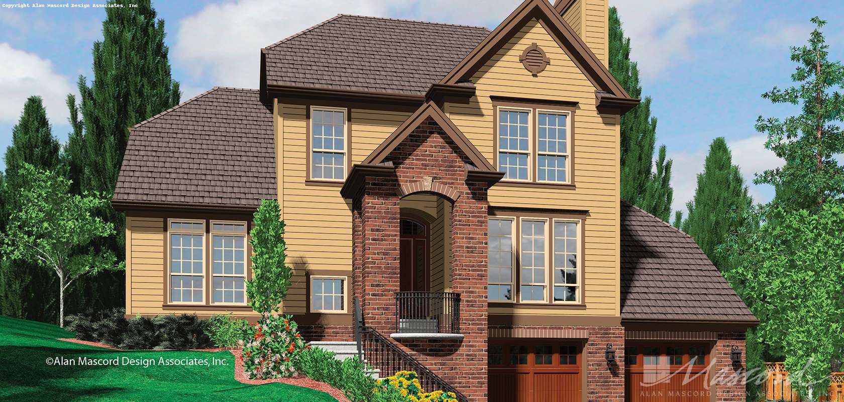Mascord House Plan 22147A: The Kingsley