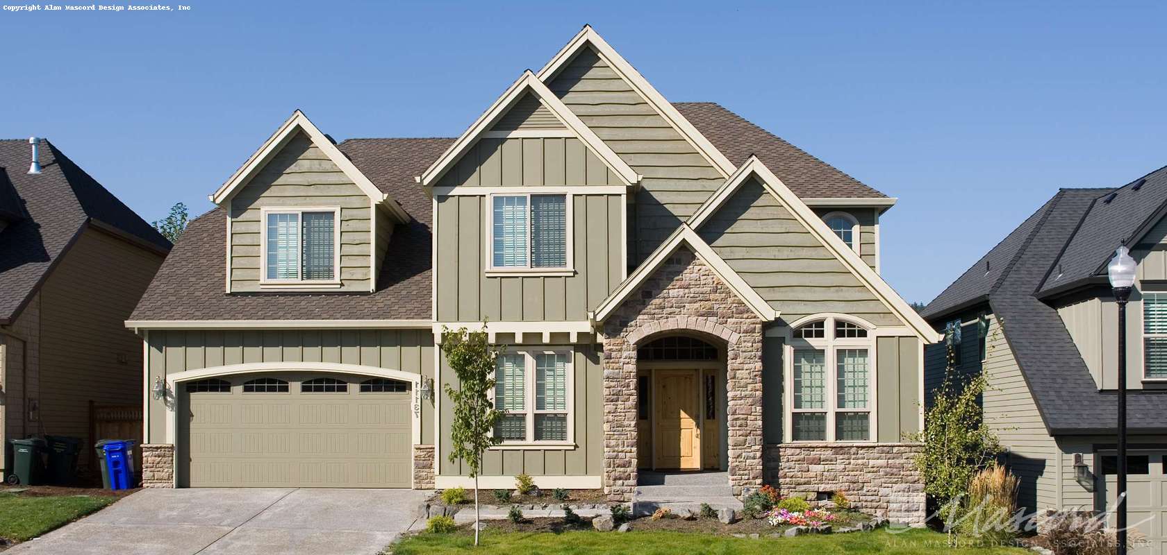 Mascord House Plan 22151A: The Dearborn