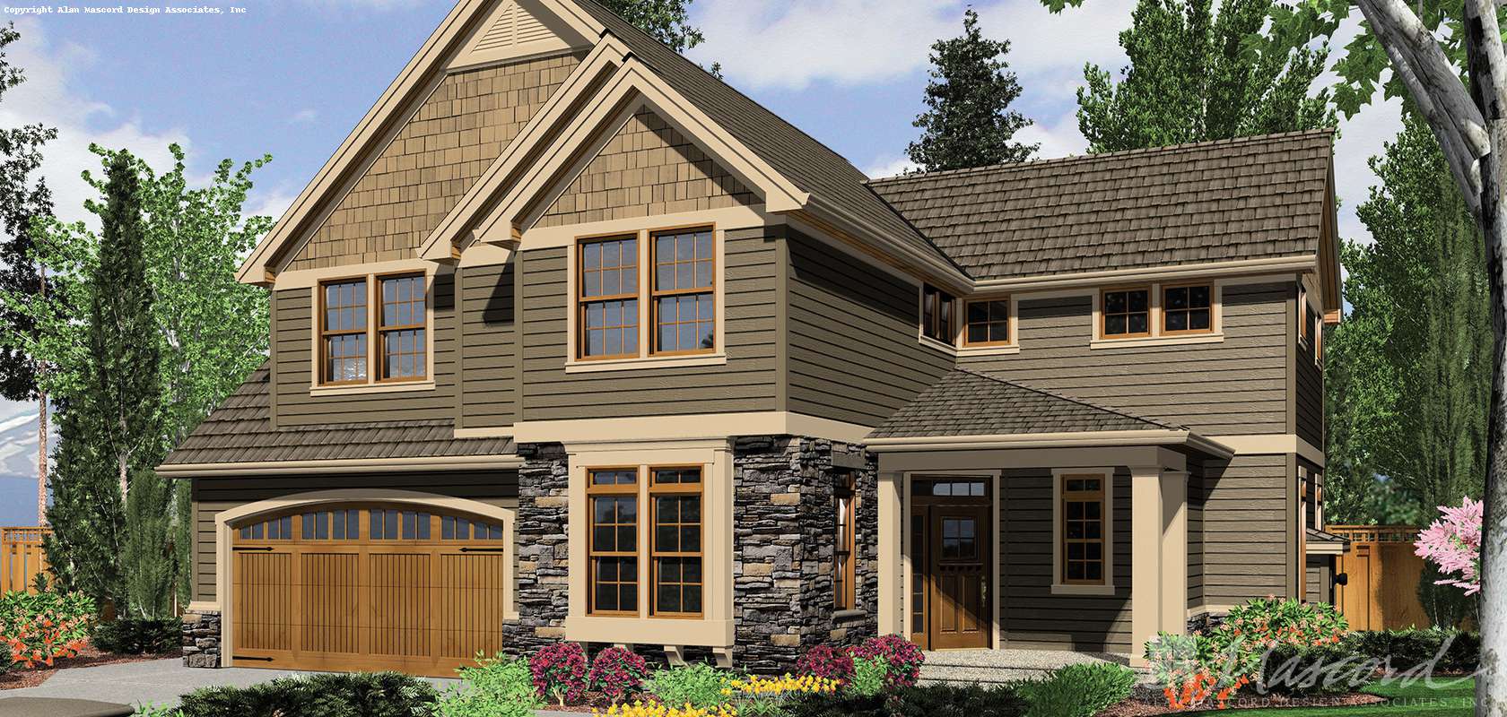 Mascord House Plan B22155: The Gaylord