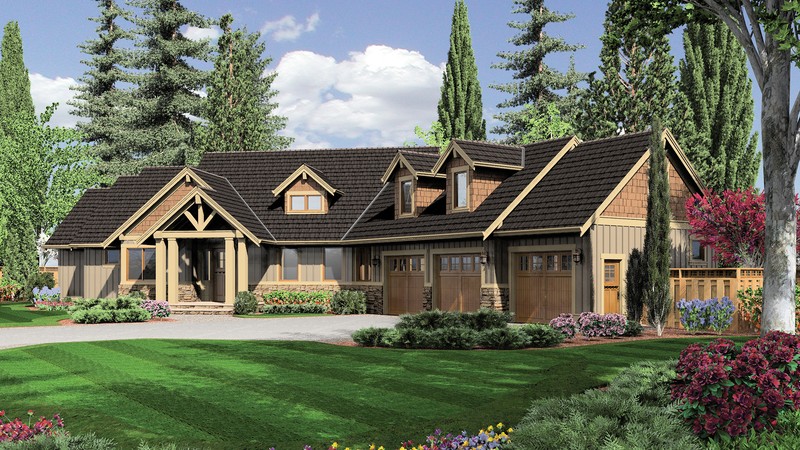 Craftsman House Plan 22156 The Halstad: 2907 Sqft, 3 Beds ...