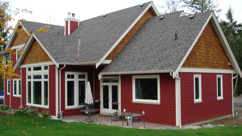 Image for Halstad-Lodge Style Plan with Generous Master and Kitchen-Rear Exterior