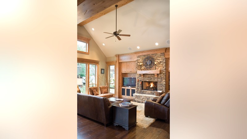 Image for Halstad-Lodge Style Plan with Generous Master and Kitchen-Great Room