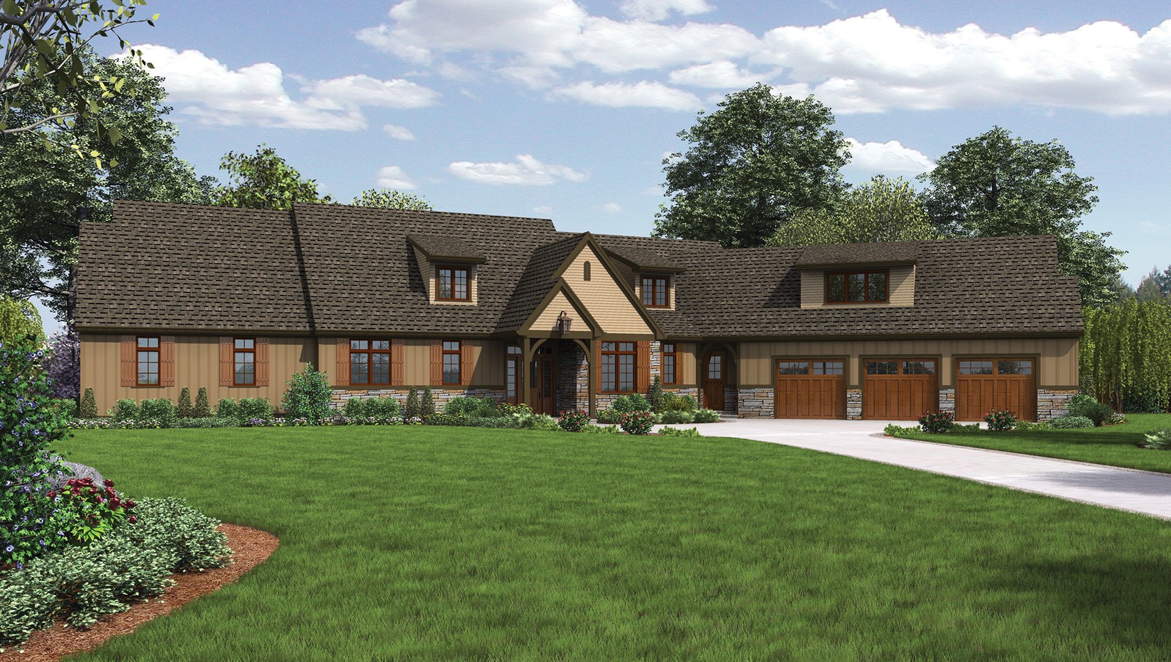 Main image for house plan 22156E: The Deschutes