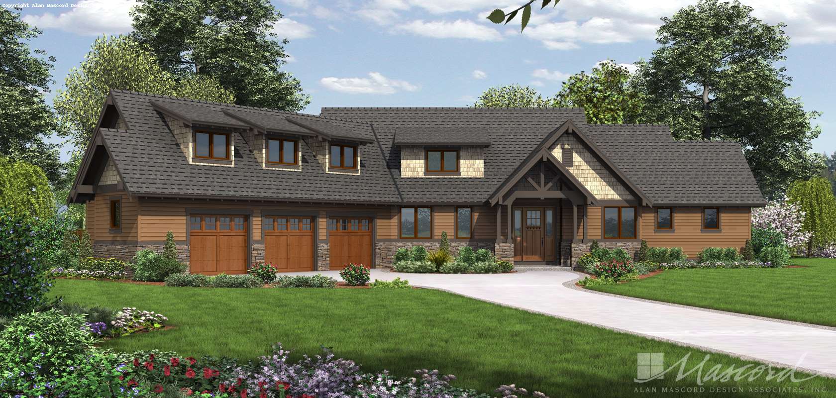 Mascord House Plan 22156F: The Abbeywood