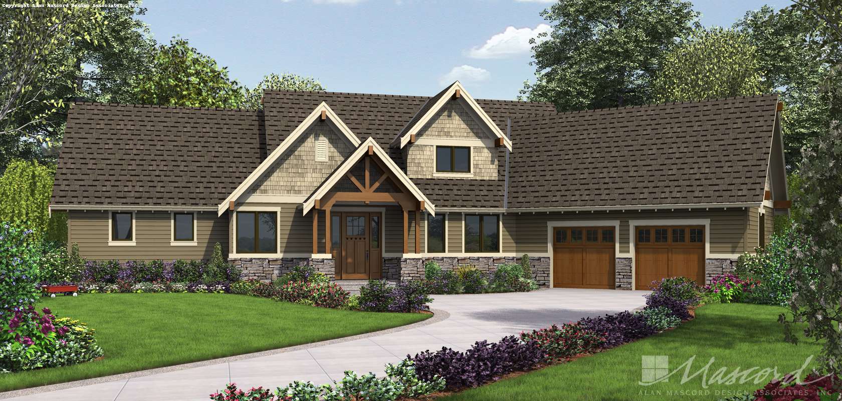 Mascord House Plan 22156FA: The Ferguson