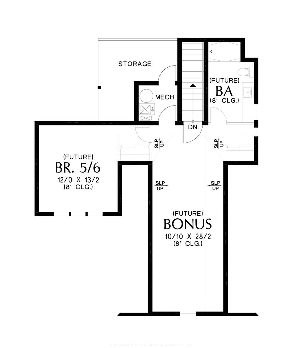 Modern Farmhouse House Plan 22157BB The Columbia: 2841 Sqft, 6 Beds, 4. ...